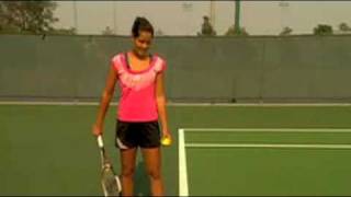 Serving Lessons From Ana Ivanovic [upl. by Nylynnej]