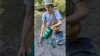 Full GOld PANNING Beginner Prospecting with Mini Sluice Box [upl. by Hurleigh756]