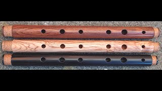 Lakewood Flutes Review Video 3  examining the bores [upl. by Nesyrb]