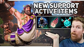 Smite 2 Bacchus With New Fun Support Active Items [upl. by Evol]