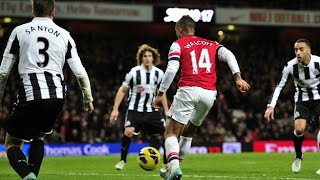 Theo Walcott Crazy Goal VS Newcastle [upl. by Ettenna165]