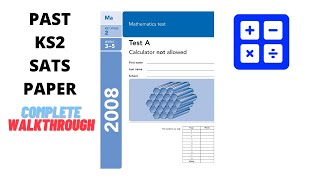 2008 Paper A  Past KS2 SATs exam [upl. by Nork]