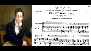 Franz Schubert  Erlkönig Sheet music and lyrics [upl. by Adolfo]