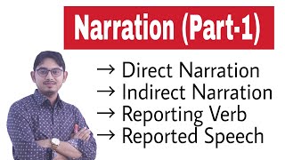 Narration Part1 SSC  HSC  BCS  University Admission Test  Job Exam Basic English Grammar [upl. by Sedrul]