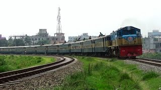 jayantika Express Dhaka to Sylhet Train of Bangladesh Railway [upl. by Lubbi]