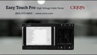 Cirris EasyTouch Pro Cable Tester [upl. by Autry]