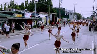 USANT Band and Majorretes  Musiko 2023  Marching Street Parade at Bakood festival [upl. by Akihsal]