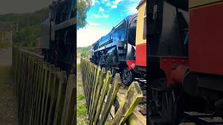 92134 9f pulling into levisham steamengine steamlocomotive steamloco steamtrain steam railway [upl. by Emmery]