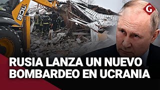 BOMBARDEO RUSO tras lanzamiento masivo de MISILES EN UCRANIA deja cuatro fallecidos  Gestión [upl. by Farmann]