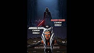 Darth Vader vs Ahsoka Tano Rebels [upl. by Monie]