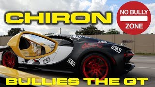 Bugatti Chiron bullies the Ford GT and 5 Great new GT Application Videos [upl. by Elttil]