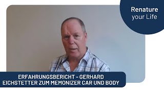 Erfahrungsbericht  Gerhard Eichstetter zum memonizerCAR und BODY [upl. by Reyaht]