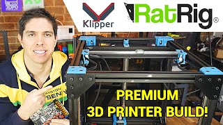 Rat Rig Vcore 3 part 1  Premium coreXY 3D printer community build [upl. by Nomael]