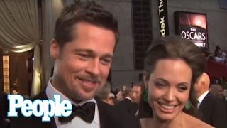 Brad And Angelina Make Oscars a Date Night  People [upl. by Jaquenetta505]