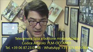 Telecamera spia a bottone [upl. by Kulda]