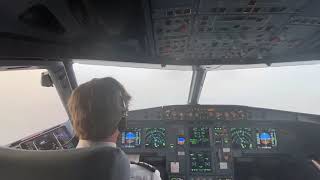 Beautiful Airbus A320 Instrument Approach and Landing From the Cockpit [upl. by Jacobo538]