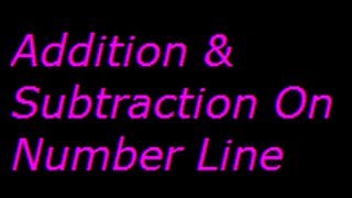 Addition and Subtraction of Fractions using Number Line [upl. by Eanehs835]