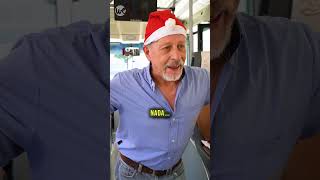 PAPÁ NOEL EN EL COLECTIVO colectivo novelas shortsvideo navidad [upl. by Isdnil]