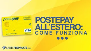 PostePay Poste Italiane allestero come funziona [upl. by Ertnom]