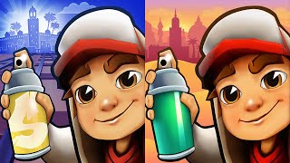 Subway Surfers Marrakesh 2024 VS Subway Surfers Marrakesh 2017 [upl. by Saxela]