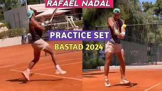 Rafael Nadal Latest Practice Set Working Hard  Bastad Open 2024 Tennis [upl. by Ranson]