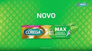 Novo Ultra Corega Max Fixação  Refrescância [upl. by Yregerg]