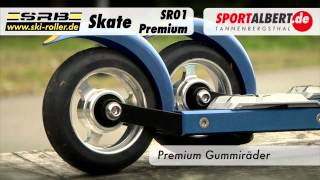 Rollski  Skiroller SRB Skate SR01  Premium Rolle von wwwsportalbertde [upl. by Chip]