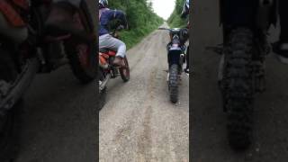 Tm racing 125 vs ktm 250 sxf [upl. by Redep732]