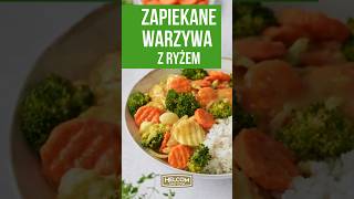 Mieszanka zapiekanych warzyw z ryżem [upl. by Yadsendew]