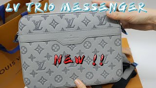 LOUIS VUITTON Trio Messenger M46603 REVIEWUNBOXING 2023  LUXURY BAG RECOMMENDATION 2023 [upl. by Aerdnaid740]