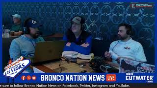 KTIK LIVE from Las Vegas BJ Rains joins Idaho Sports Talk for the Bronco Nation News Report [upl. by Nalyak265]