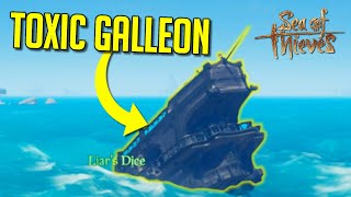 Sinking a TOXIC GALLEON and Giving Away their Loot Sea of Thieves [upl. by Irpak]