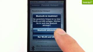 iPhone Tutorial Persönlicher Hotspot [upl. by Sum]