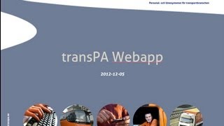 transPA Webapp [upl. by Ynney]