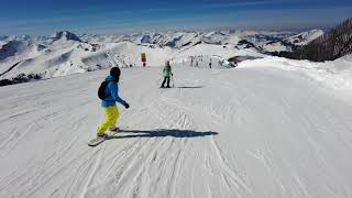 Direttissima Black Slope KitzSki KitzbÃ¼hel Tyrol Austria 4K [upl. by Naves]