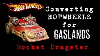 Customising Hotwheels for Gaslands Building a diecast rocket dragster [upl. by Arrac690]