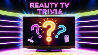 Are You a Reality TV Genius Take the Quiz [upl. by Damle919]