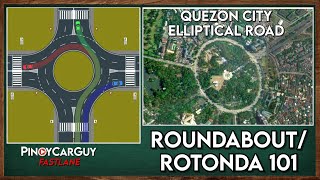 Paano Dumaan sa mga RotondaRoundabout  QC Elliptical Road 101 [upl. by Atiuqahc72]