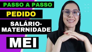 Como pedir salário maternidade da Microempreendedora MEU INSS [upl. by Aser]