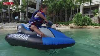 Yamaha Aqua Cruise  Motorised Inflatable [upl. by Nitsirt847]