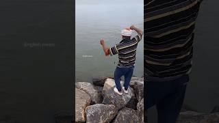 ഒറ്റ വലി സാനം കേറിട്ടാ fishing seafishing fisherman fishingmalayalam fish shorts [upl. by Nert]