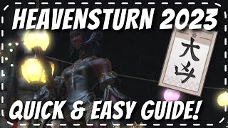 Heavensturn 2023 Full event guide amp rewards  FFXIV [upl. by Busey176]