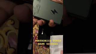 portronics portronicspowerbank  5000mah powerbank portablebattery [upl. by Gnouhc]