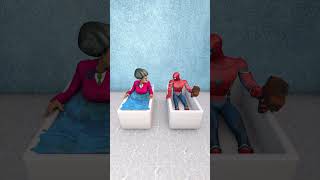 Cartoon Water Spider Man vs scary Teacher cartoon animation spiderman scaryteacher 3danimation [upl. by Ahsatsan]