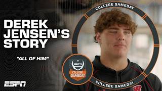 How Wisconsins freshman karaoke uplifted Derek Jensen after tragedy  College GameDay [upl. by Meehaf]