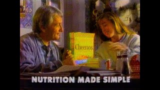 Cheerful Cheerios Nutrition Made Simple Vintage 90s Commercial 1990 [upl. by Novad]