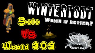 Wintertodt 1 Hour Solo Kill VS 12 Team kills  Guide Comparison [upl. by Lorelle122]