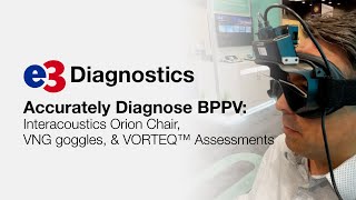 Accurately Diagnose BPPV Interacoustics Orion Chair VNG Goggles amp VORTEQ Assessments [upl. by Ecire]