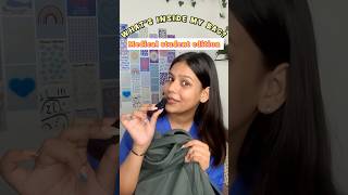 WHATS IN MY BAG 🎒 Ft Medical student edition 🩻🥼 collegelife mbbs aiims viral [upl. by Zubkoff]