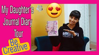 MY DAUGHTERS JOURNAL DIARY📕 Full TOUR  DIY  Pratimaslifenliving [upl. by Tarabar]